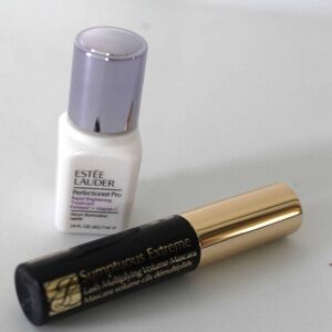 NWOT Estee Lauder brightening treatment and lash multiplying volume mascara